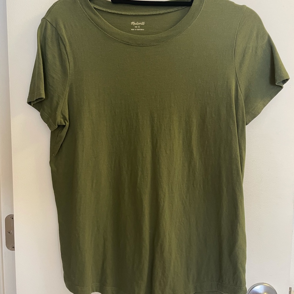 Madewell Basic Green Tee